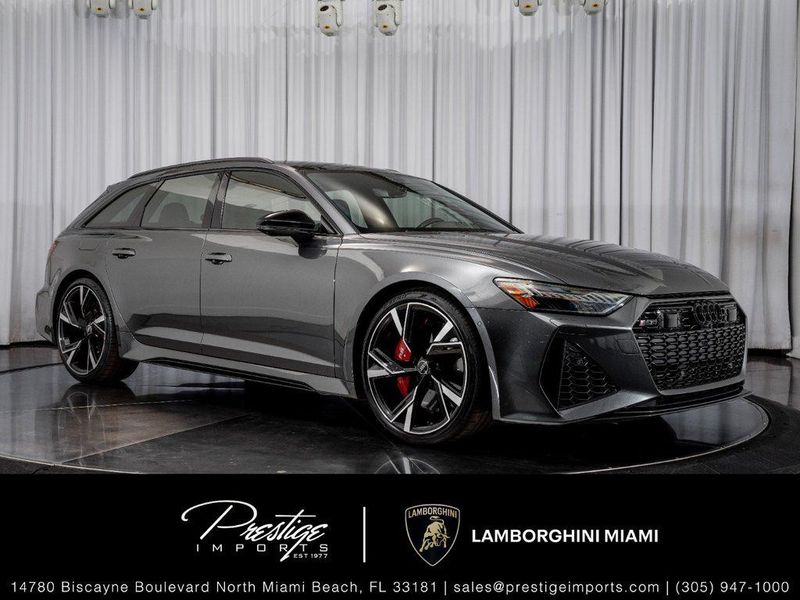 2022 Audi Rs 6 Avant — a typically priced live listing