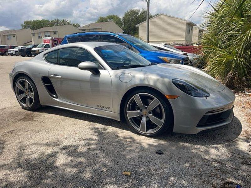 2022 Porsche 718 Cayman — a typically priced live listing