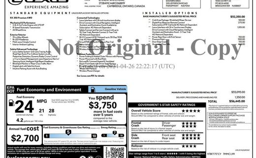2024 Lexus RX 350