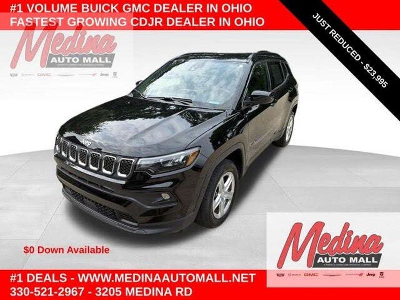 2023 Jeep Compass — a typically priced live listing