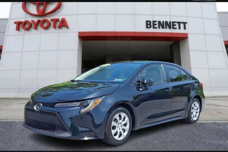 2022 Toyota Corolla — a typically priced live listing