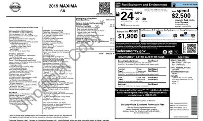 2019 Nissan Maxima S