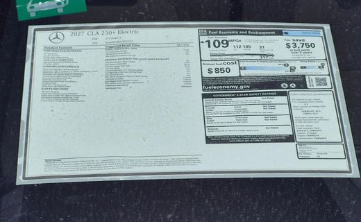 2027 Mercedes-Benz CLA-Class CLA250