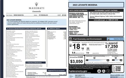 2023 Maserati Levante Modena