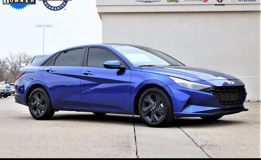 2021 Hyundai Elantra Blue