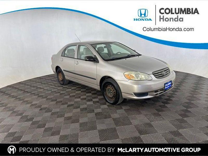2003 Toyota Corolla — a typically priced live listing