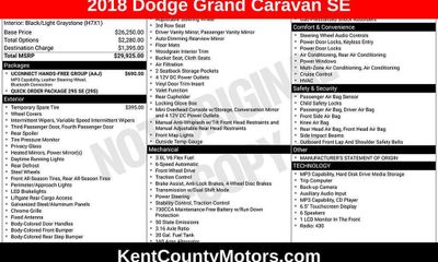 2018 Dodge Grand Caravan SE
