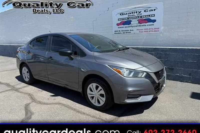 2021 Nissan Versa — a typically priced live listing