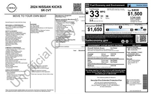 2024 Nissan Kicks SR