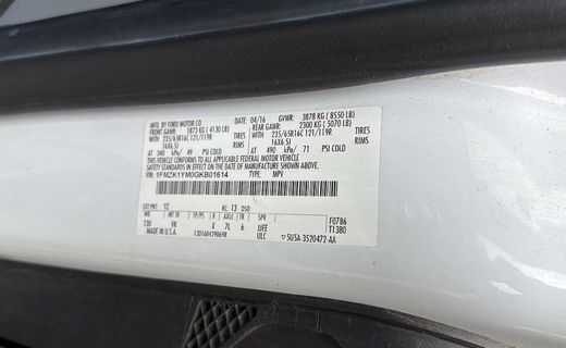 2016 Ford Transit SRW LOW Roof