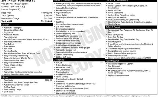 2011 Nissan Pathfinder