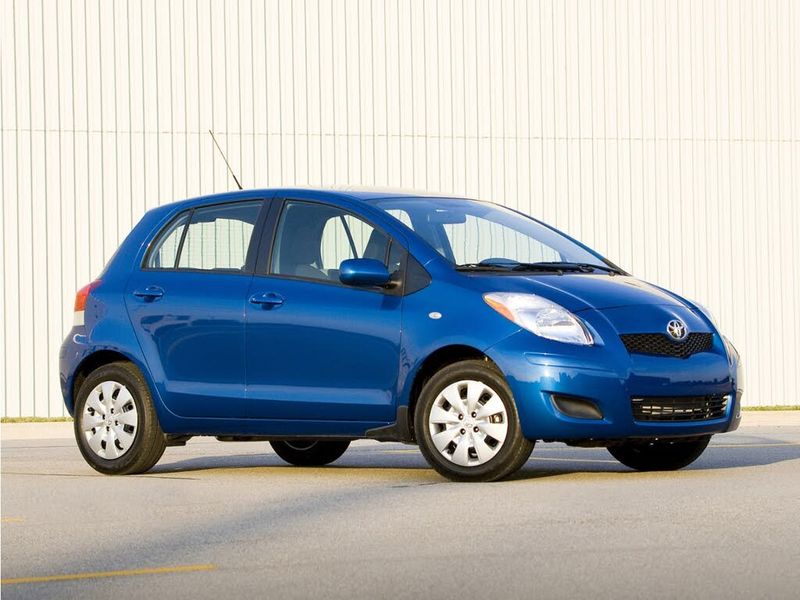 2010 Toyota Yaris — a typically priced live listing