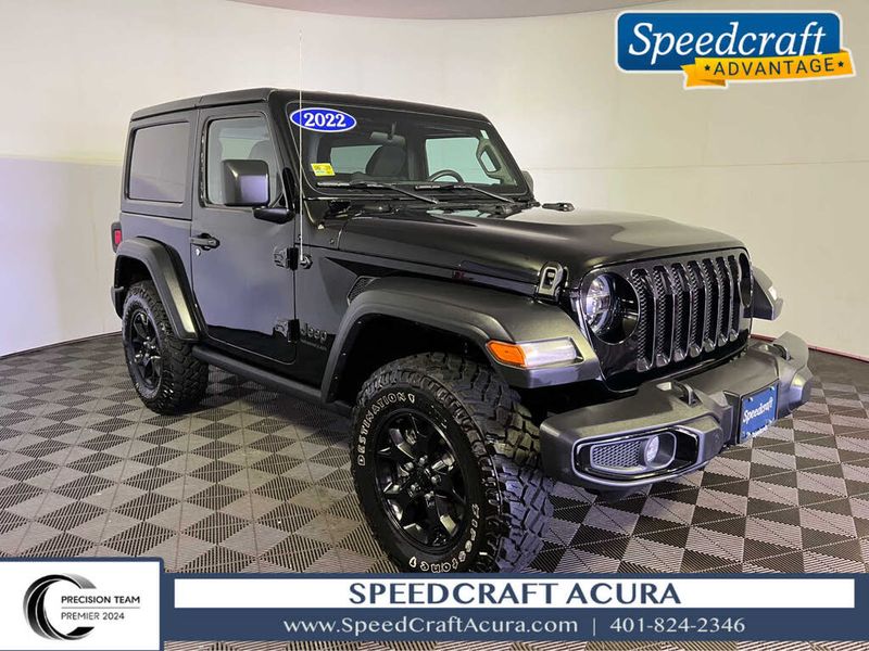 2022 Jeep Wrangler — a typically priced live listing