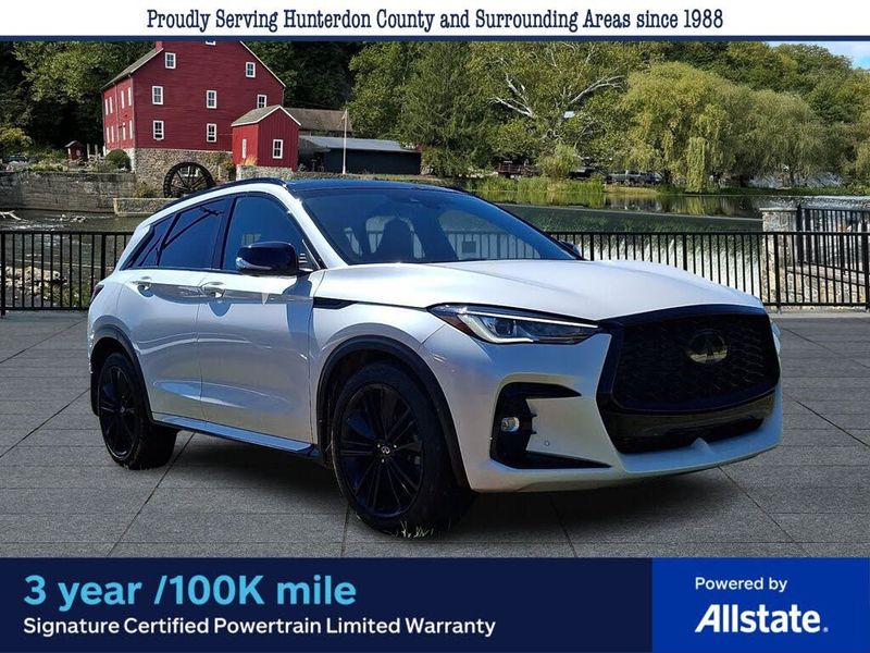 2025 Infiniti QX50 — a typically priced live listing
