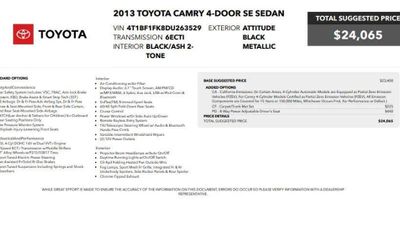2013 Toyota Camry SE