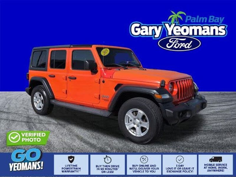 2019 Jeep Wrangler — a typically priced live listing