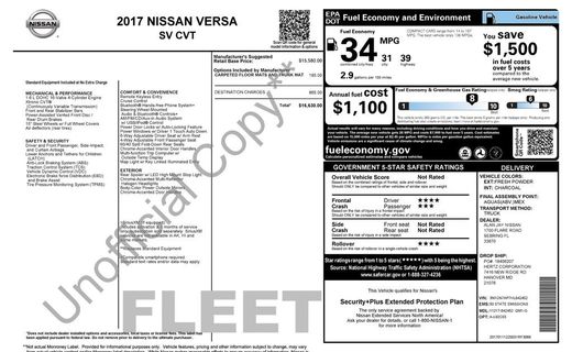 2017 Nissan Versa S