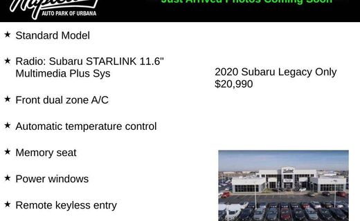 2020 Subaru Legacy Limited
