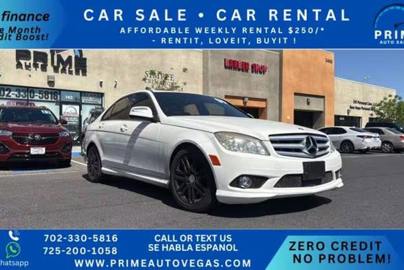 2009 Mercedes Benz C Class — a typically priced live listing