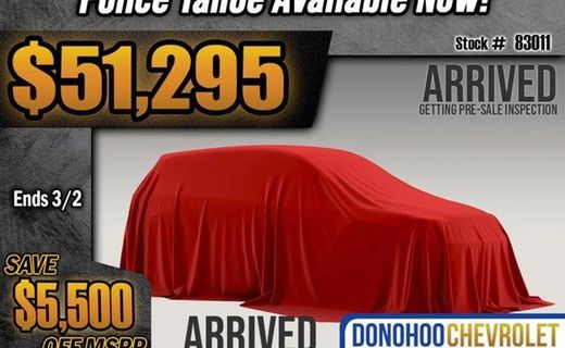 2026 Chevrolet Tahoe PPV