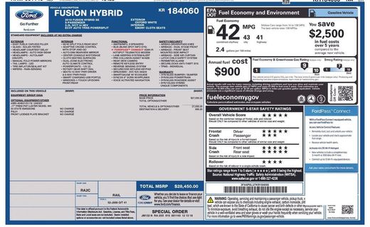2019 Ford Fusion SE