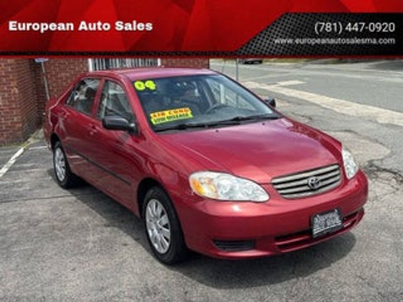 2004 Toyota Corolla — a typically priced live listing
