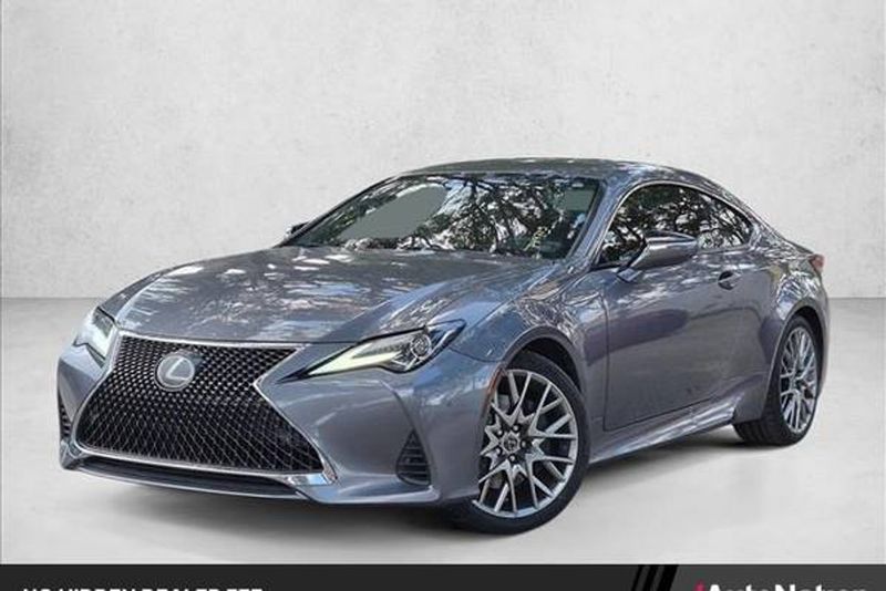 2019 Lexus RC — a typically priced live listing