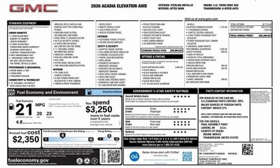 2026 GMC Acadia Elevation