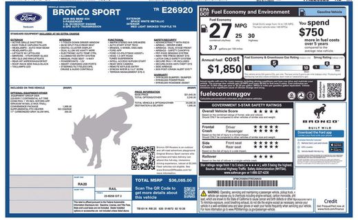 2026 Ford Bronco Sport Big Bend